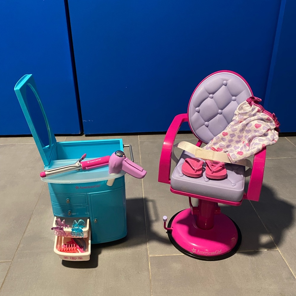 American Girl Salon set